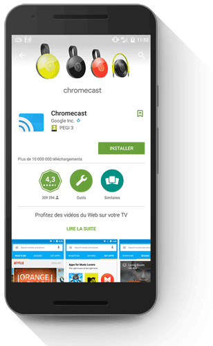 Configuration de votre Chromecast