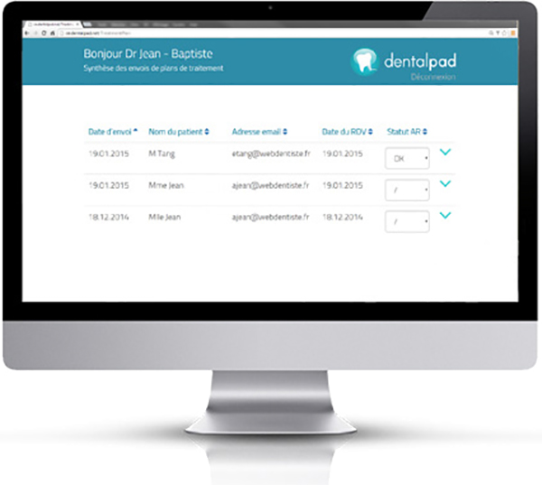 dentalpad imac mac planning